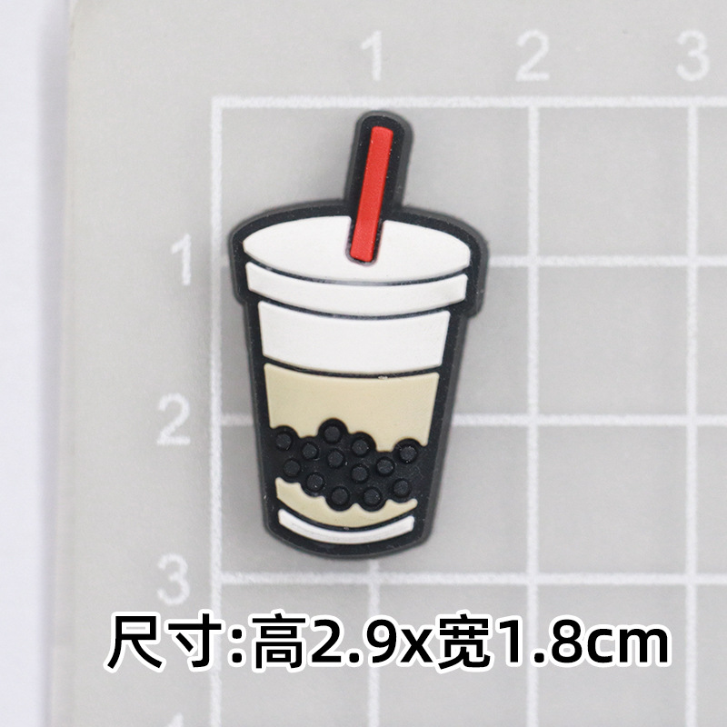 부드러운 접착제 진주 밀크티 [2.9*1.8cm]