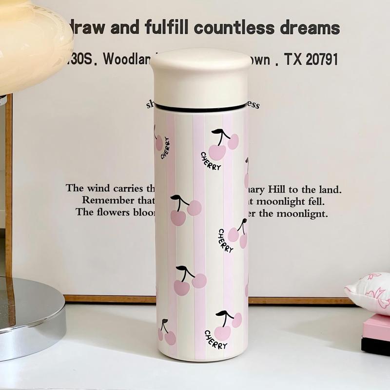 男女学生用のかわいい304ステンレス製魔法瓶カップ、高見えカップ、携帯用茶漏れカップ、国慶節ギフト|undefined
