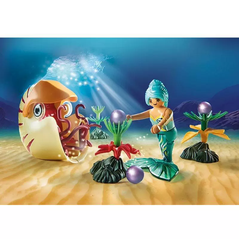 Playmobil, Mobile world, family toy, Birthday gift, mermaid