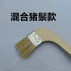 彎柄刷長柄豬毛刷木柄刷子彎頭刷船用刷油漆刷灰塵掃灰刷1寸-3寸