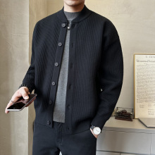 羊毛针织开衫春季韩版潮流毛衣外套男士休闲百搭上衣