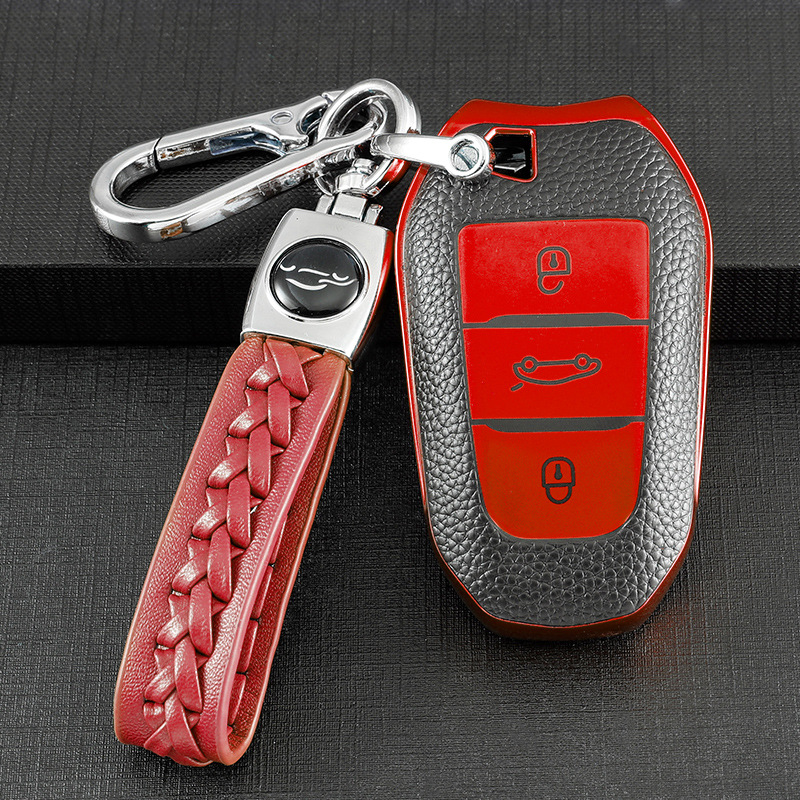 Adecuado para Citroen c3xr clave caso c4l Tianyi C5/C4 Sega Elysee C6 clave caso hebilla Shell para hombres y mujeres