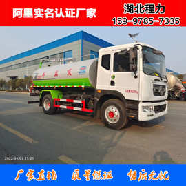 国六排放东风D9吸粪车图片 12方真空吸粪车 湖北程力多功能抽粪车