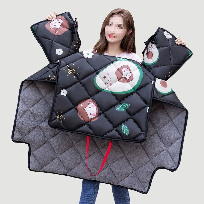 Windproof winter waterproof cold-proof fleece keep warm electric car, increased thickness