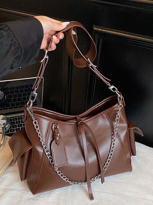 Bolso de lujo ligero de cadena de hombro bolso de brazo de venta caliente nuevo nicho coreano de textura alta bolsa de mochila
