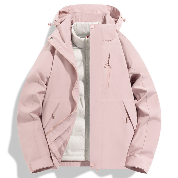 Travel jacket with down for men and women