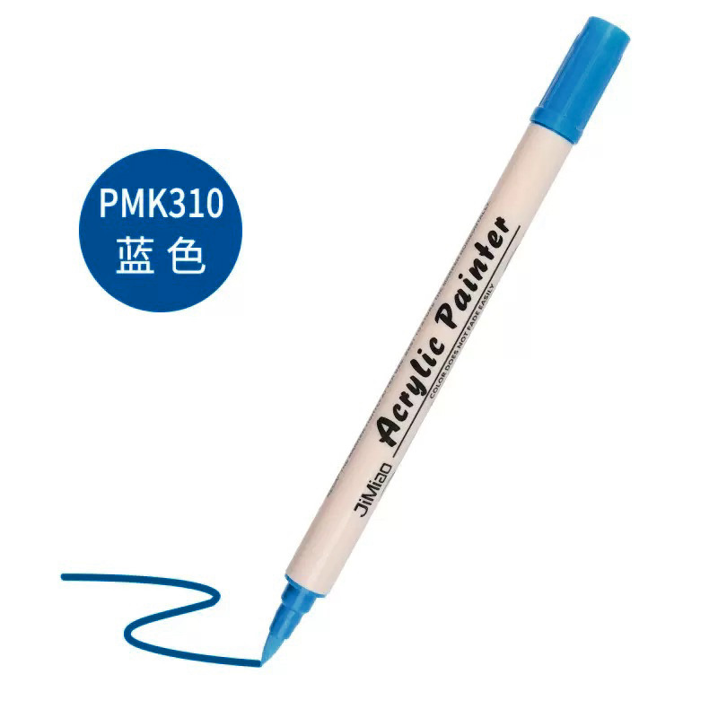 Marcador de acrílico nuevo núcleo de algodón pluma de doble cabeza 36 color marcador único al aire libre pintura acrílica acuarela pluma