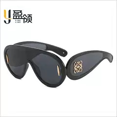 Anti-Uv New Cross-Border Black Sunglasses for Men Vu400 Fashion Sunglasses Ins Trendyy High-End Glasses for Women