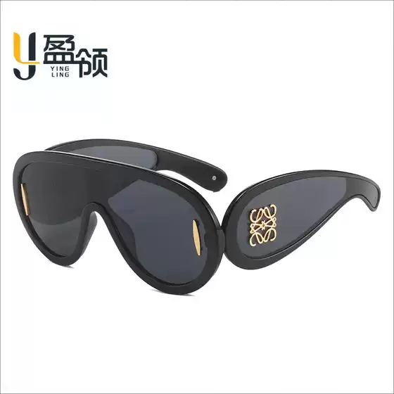 Anti-Uv New Cross-Border Black Sunglasses for Men Vu400 Fashion Sunglasses Ins Trendyy High-End Glasses for Women
