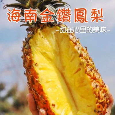 Country of Origin Hainan Diamond Pineapple fresh Season fruit Shredded Taiwan Pineapple Pineapple Network