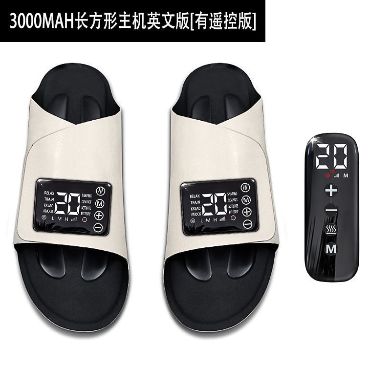 ポータブル充電式 EMS パルス微電流 TENS スマート痩身美脚器具美脚温湿布マッサージフットマッサージシューズ|undefined