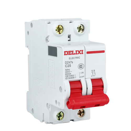 Delixi DZ47s air switch circuit breaker household dz47-60 main switch 1P2P3P16A20A32A63A