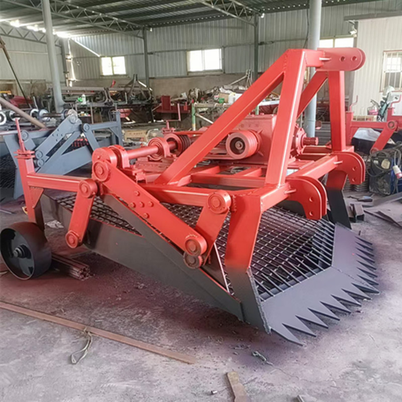 河南安阳黄芩挖掘机震动起挖机小型筛药机链条挖药机厂家质量可靠