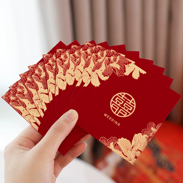 30 peony flower happy red envelopes