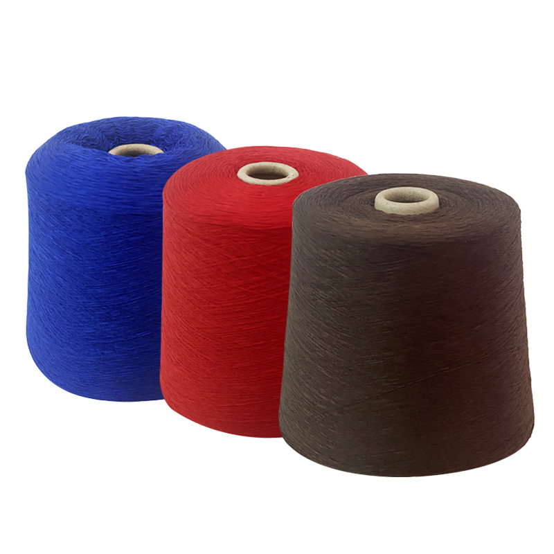 涤纶仿棉酷丝棉32S／1改性涤纶丝筒纱精纺混合薄款高支国产涡流
