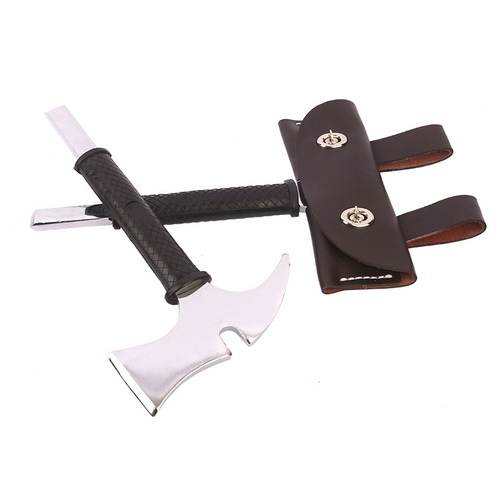 Fire Axe Waist Axe Sheath Compatible with Fire Rescue Axe Emergency Rescue Protective Leather Axe Sheath Waist Axe Head Bag