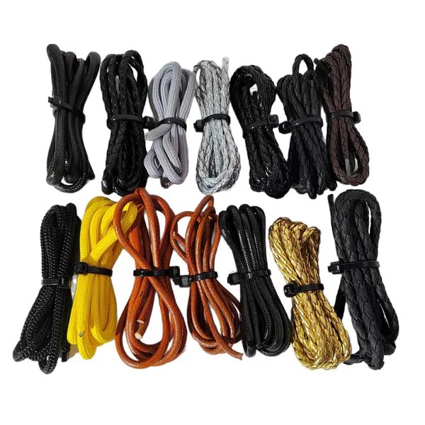 Jie Ming rope leather rope wax rope super fiber rope cotton rope shoelace Poirot tie DIY accessories rope accessories braided rope