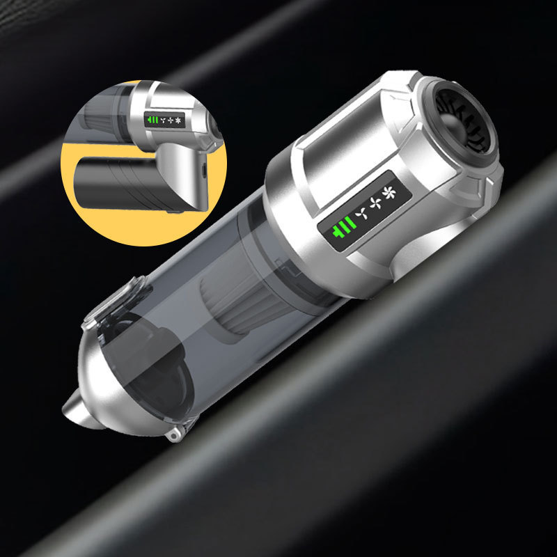 车载吸尘器小型便携无刷大功率车家双用多功能数显折叠手持吸尘器|undefined
