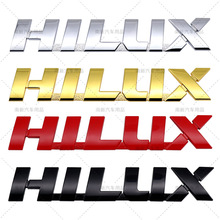 适用于海拉克斯HILUX英文车标贴 改装车标 金属字母标 大号标志