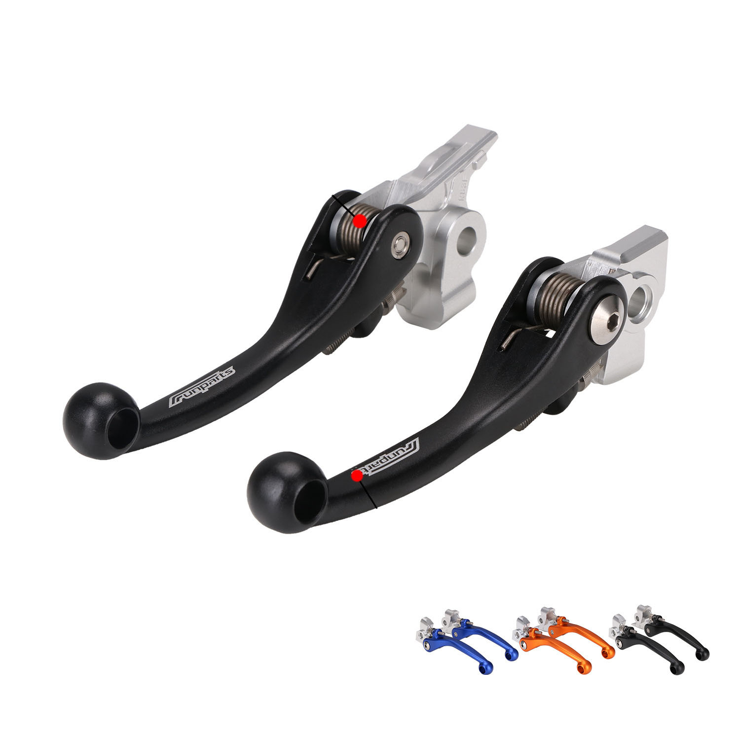 (2개) 혼다 오프로드 오토바이 CRF150R 07-18 년 수정 CNC 알루미늄 합금 브레이크 레버 클러치 혼에 적합
