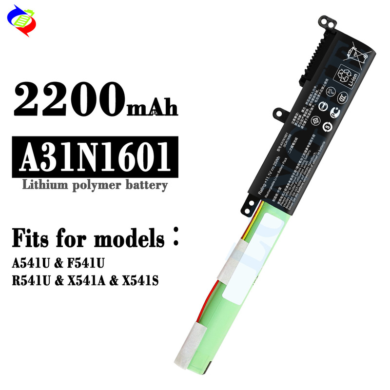 Suitable for Asus A541U/F541U/R541U/X541A/X541S Laptop Battery A31N1601 Wholesale