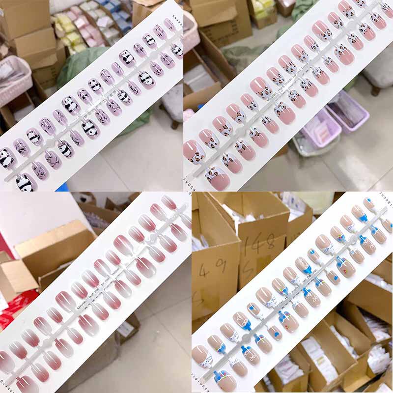 Combination 3 Wearing Fake Nail Manual Pure Finished Strip Wholesale 30 Pieces of Sub-code Advanced Nail Pieces Removable Female Fingers Combination 3 Wearing Fake Nail Manual Pure Finished Strip Wholesale 30 Pieces of Sub-code Advanced Nail Pieces Removable Female Fingers