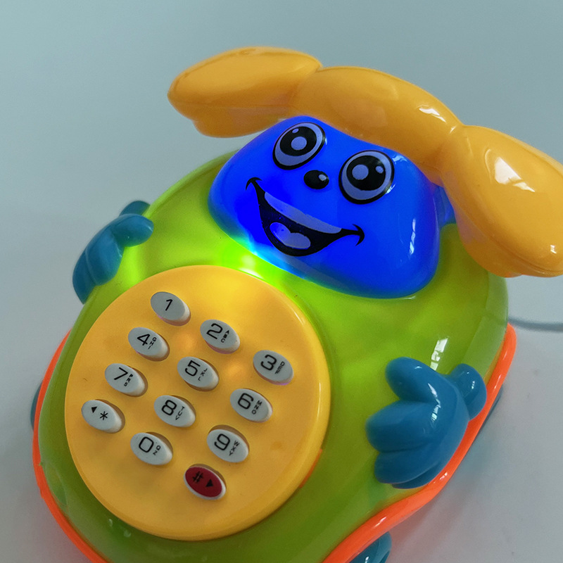 Cantando teléfono coche de dibujos animados música autobús juguetes para niños educativos educación temprana máquina juguetes al por mayor