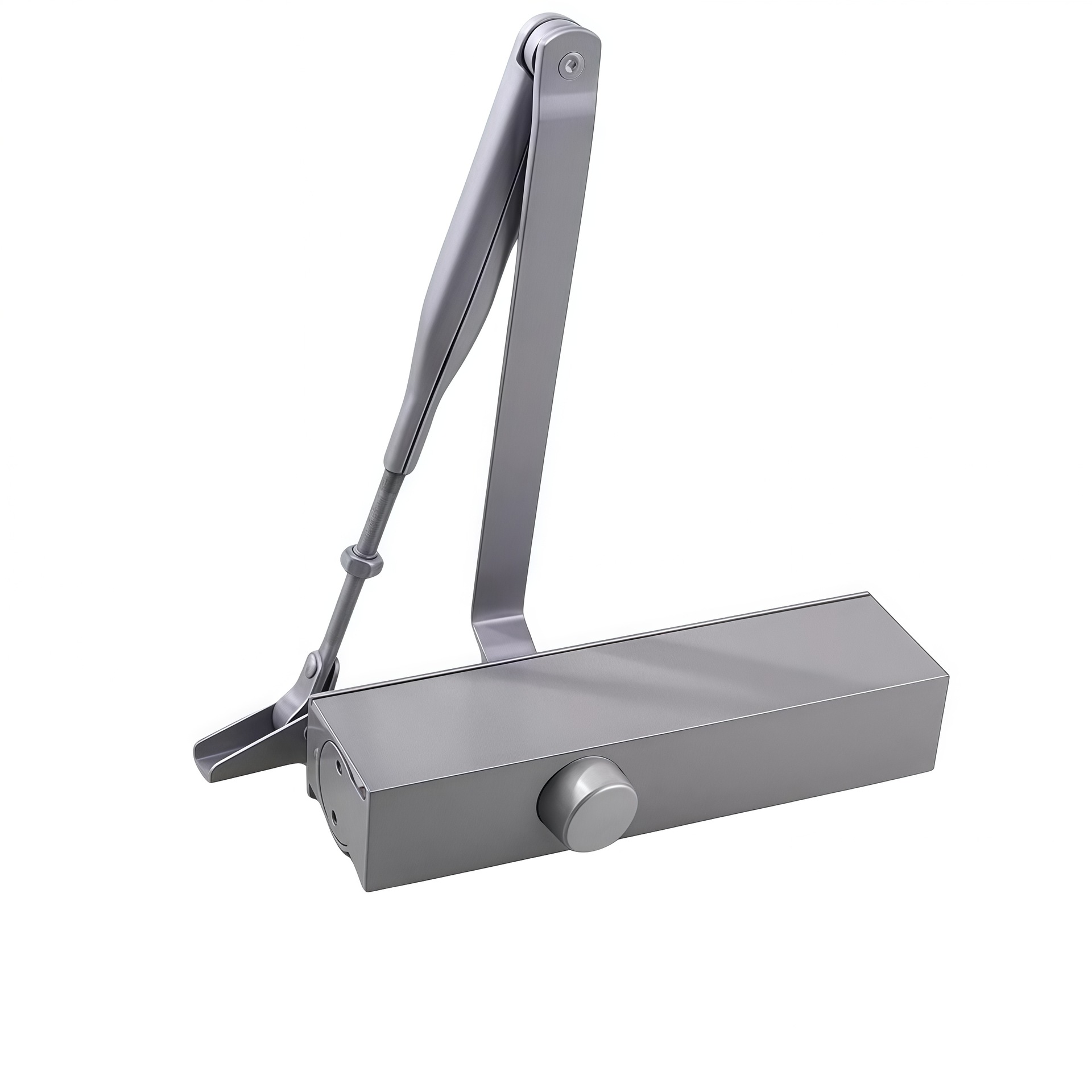 Cerrador de puerta cuadrado amortiguador hidráulico cerrador de puerta automático doméstico cerrador de puerta corredera de resorte silencioso image 10