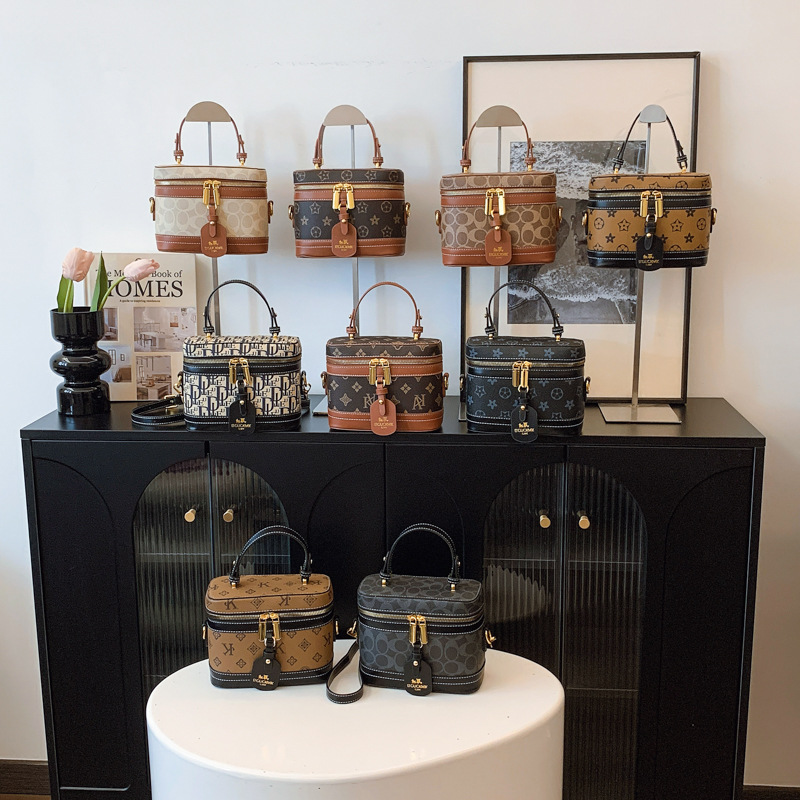 presbyopic color matching fashion box bag new popular retro portable shoulder bag textured crossbody women‘s bag