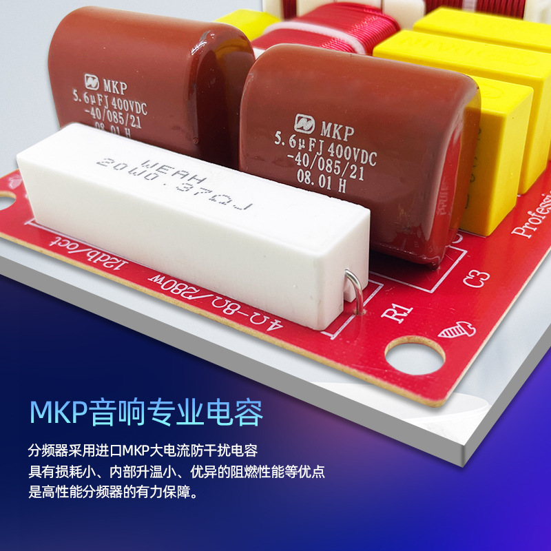 Profesional etapa altavoz divisor de frecuencia de alta y baja de dos frecuencias de audio de actualización de alta potencia divisor de cruce