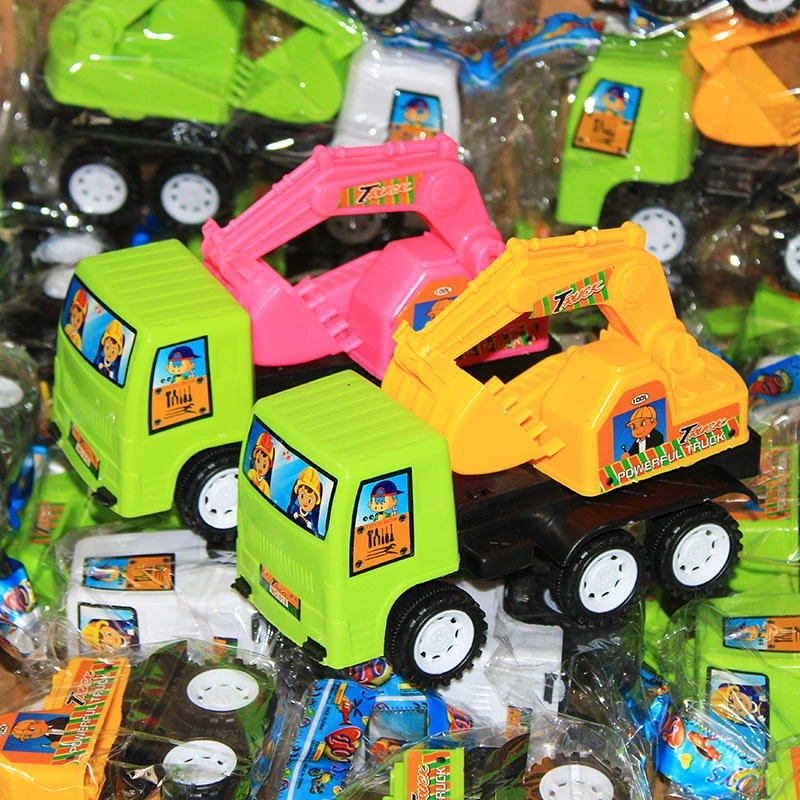 Детская игрушка квадроцикл шестиколесный строительный автомобиль экскаватор модель скейт-ролл 2 юаней универмаг оптом