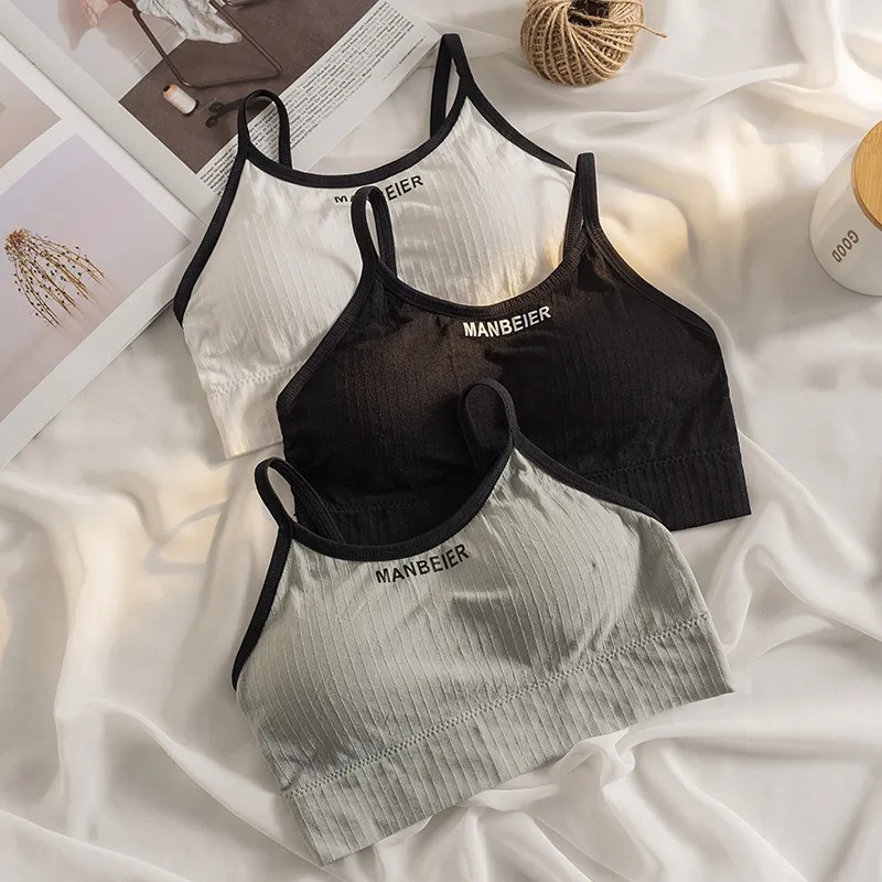 Ladys Underwear, Girl Student, Puberty, High School, No Cup, Push-up, Bra Strap, Backless, Camisole, Bustier
