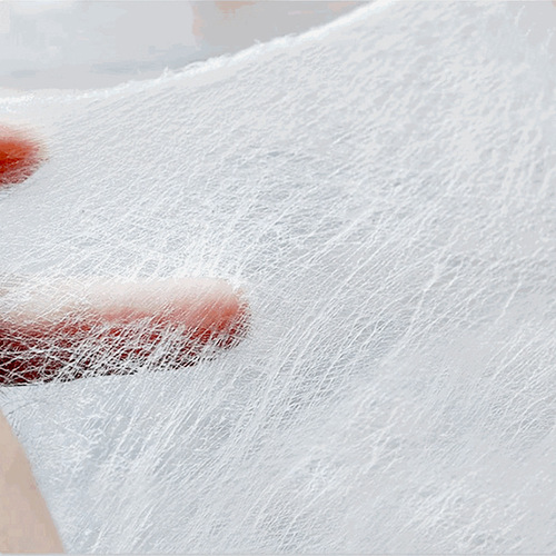 Factory wholesale 384 silk mask paper imported from Japan, brushable cupro fiber thin invisible mask cloth