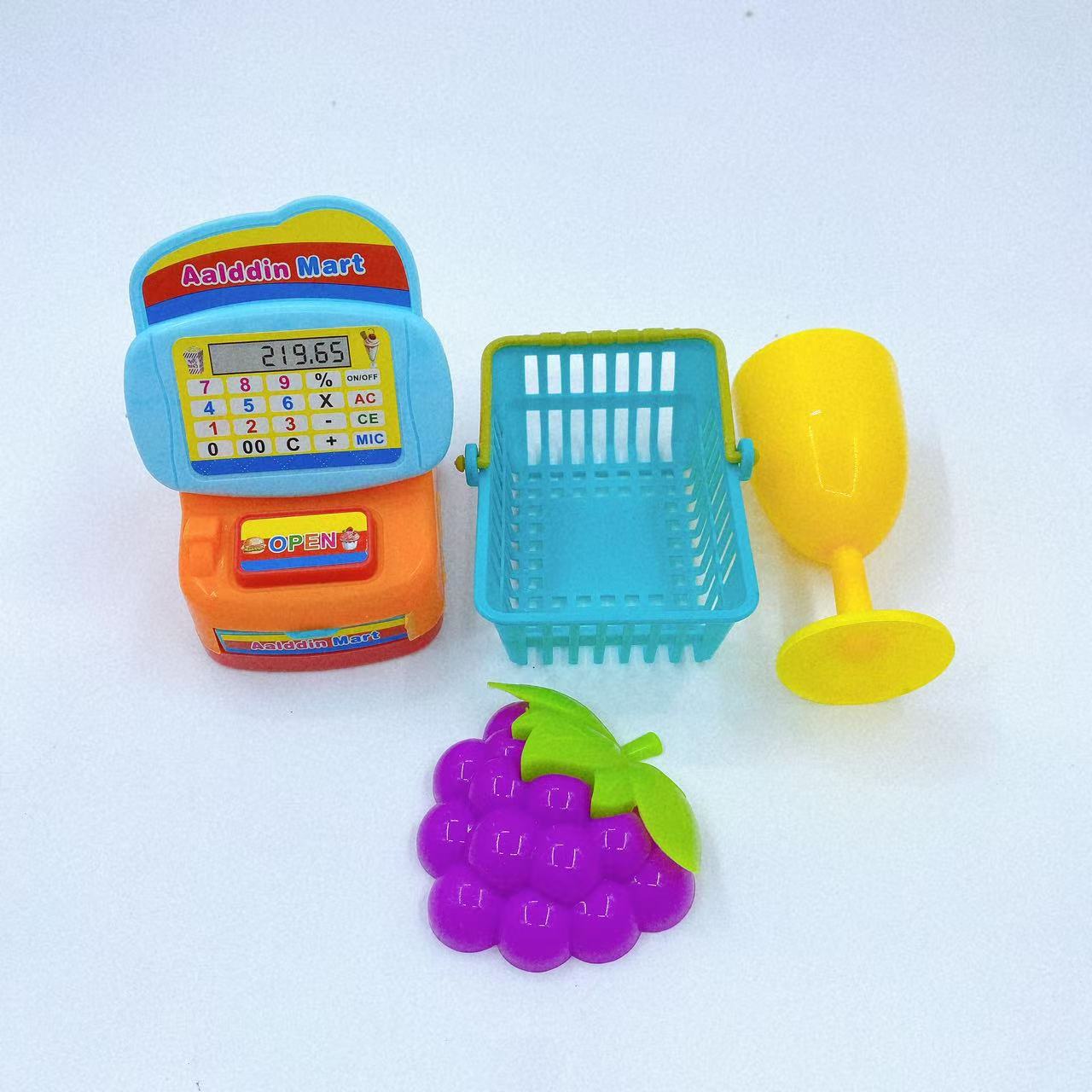 Juguetes caseros de simulación caja registradora juguetes divertidos juguetes infantiles de simulación de frutas mini paquete juguetes de bolsa al por mayor