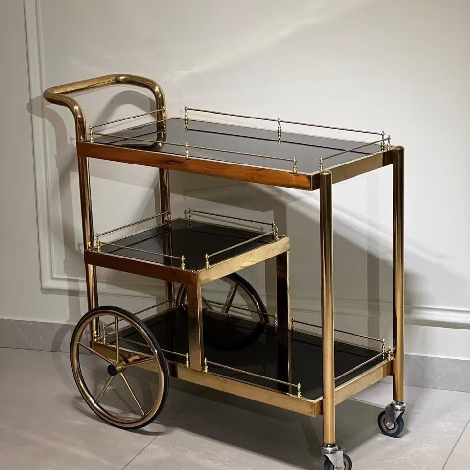 Hotel Beverage Cart, Dessert Cart, Dining Cart, Restaurant Serving Cart, Wine Cart, Mobile Cart, Beverage Cart, Cake Cart