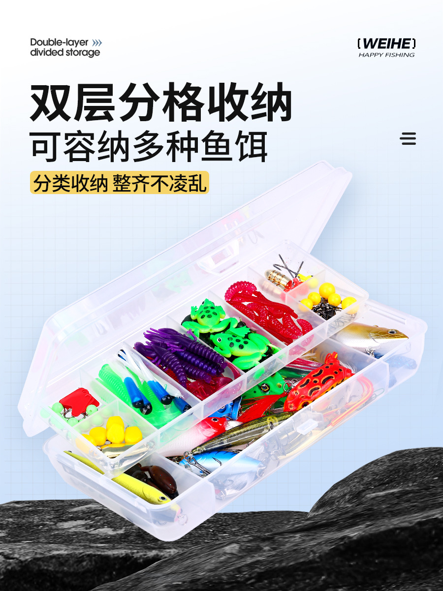 Juego de Señuelos de Pesca de 141 Piezas en PVC Multicapa para Pesca image 4