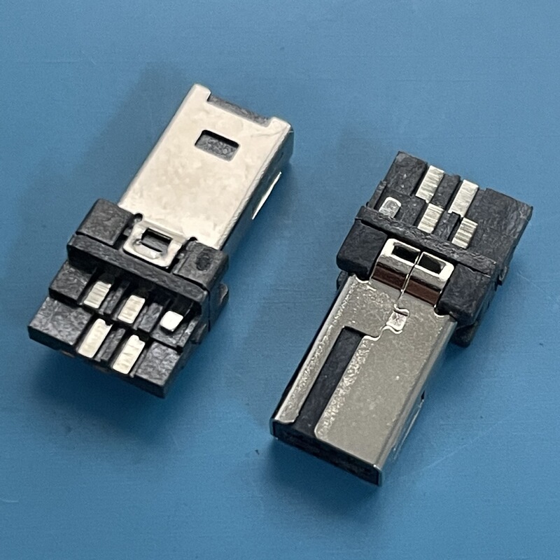 MINI USB 10p male head welding wire type Nikon digital charging data cable plug MINI 10PIN male socket