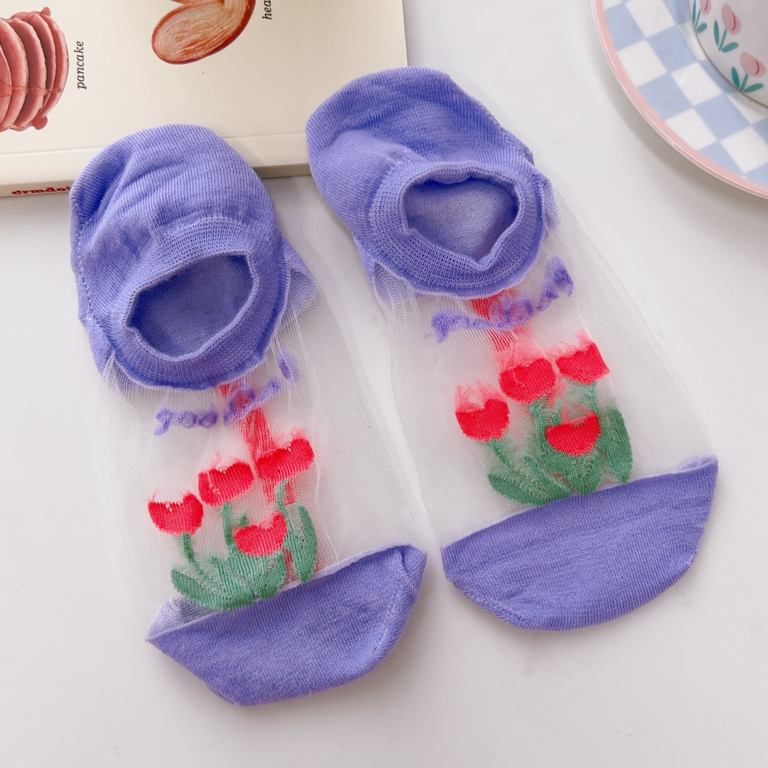 Women's Simple Style Geometric Letter Cotton Printing Socks display picture 15