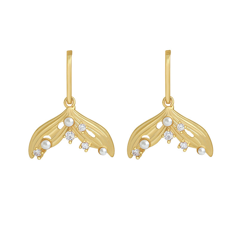 8g Weight Electroplating Gold Plating Process Alloy Ear Needle Material KC Golden Plated Plating Material Earrings, Ear Studs Classification 1 Pair Quantity Casual, Daily Occasion Alloy Material Animal, Star, Moon, Wings, Horse Pattern Women's Gender Simple Style Style Plating Craft 1 Pair Simple Style Animal Star Moon Alloy Women's Earrings Ear Studs 15