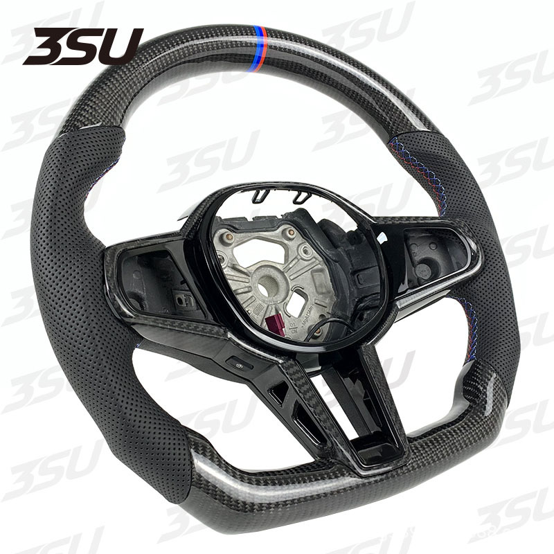 Suitable for Bmw's New Cs g Series M3 M4 M5 m Sports Modified Leather Carbon Fiber Steering Wheel
