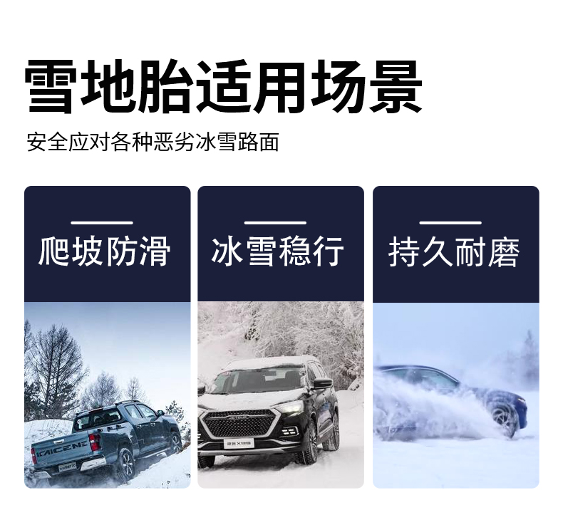 Snow Tires 185/195/205/215/225/50/55/60 Anti-Skid 65 Cars 70R15R16R17R14