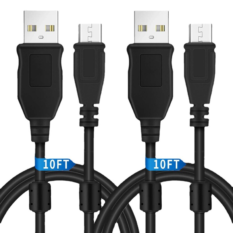 Magnetic ring shielding line anti-interference extended 3 meters Micro USB charging line PS4 xbox game handle data cable Magnetic ring shielding line anti-interference extended 3 meters Micro USB charging line PS4 xbox game handle data cable