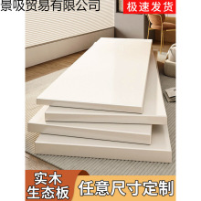 木板木漆大板切割挡板白色桌面会议室实分层隔板生态板免板材