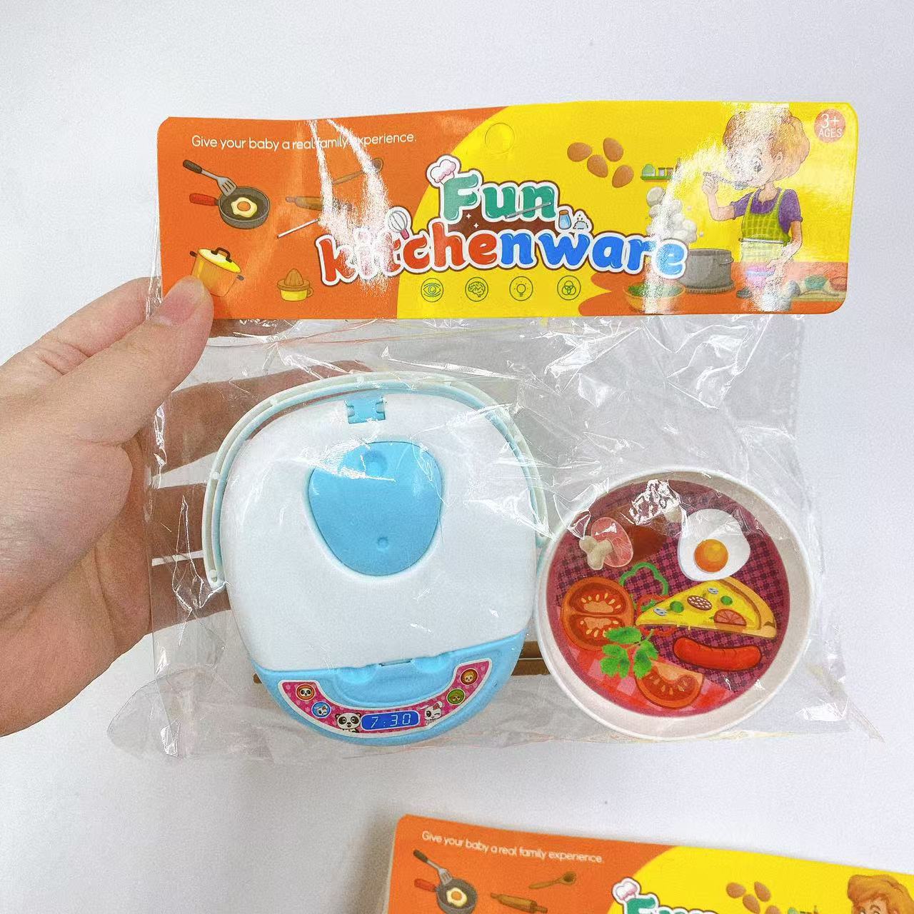 Juguetes para niños para el hogar conjunto de cocina de chicas cocina mini utensilios de cocina palillos tazón arroz interactivo 2 yuanes