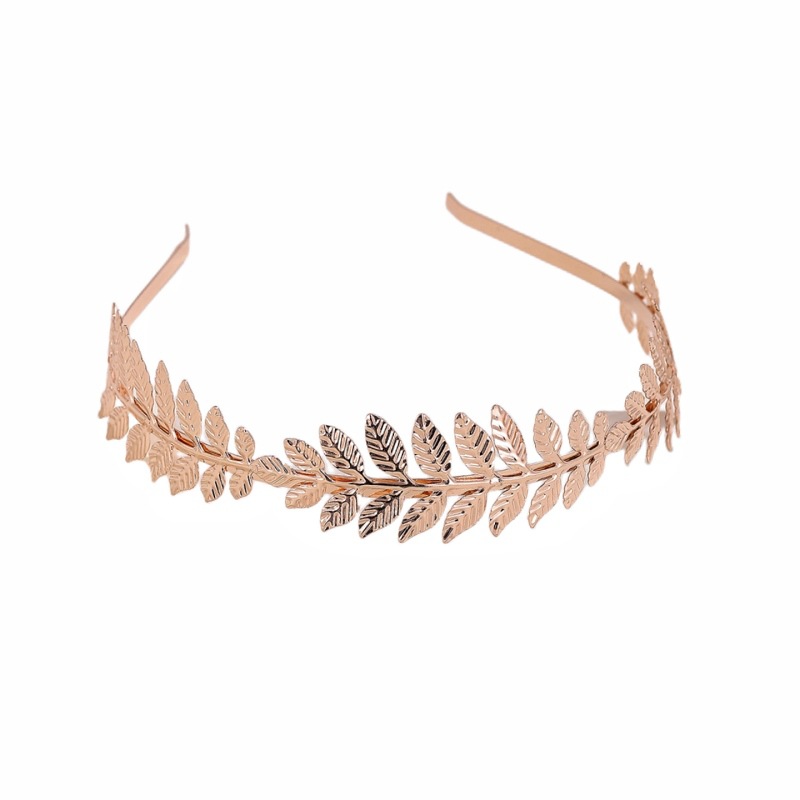 Personalidad europea y americana tocado estilo Palacio hojas aleación hojas metal diadema accesorios para el cabello diadema pasarela joyería de moda para las mujeres