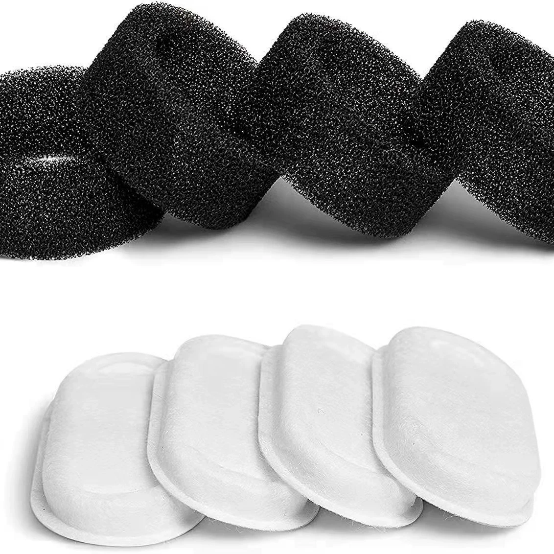 ВПП фильтр хлопок 4 + 4 любимчика распределитель воды аксессуары высокое значение йода скорлупы кокосового ореха активированного угля и ионного обмена