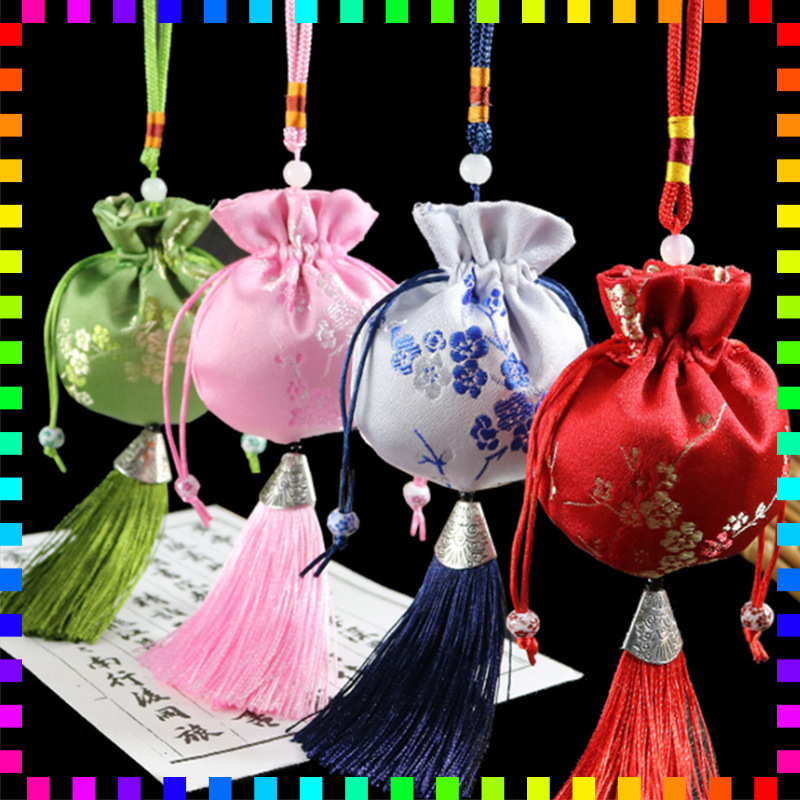 Dragon Boat Festival Antiquity Sachet Take it with you Sachet Pendants wholesale Multicolor decorative pattern Purse Sachet Pendant