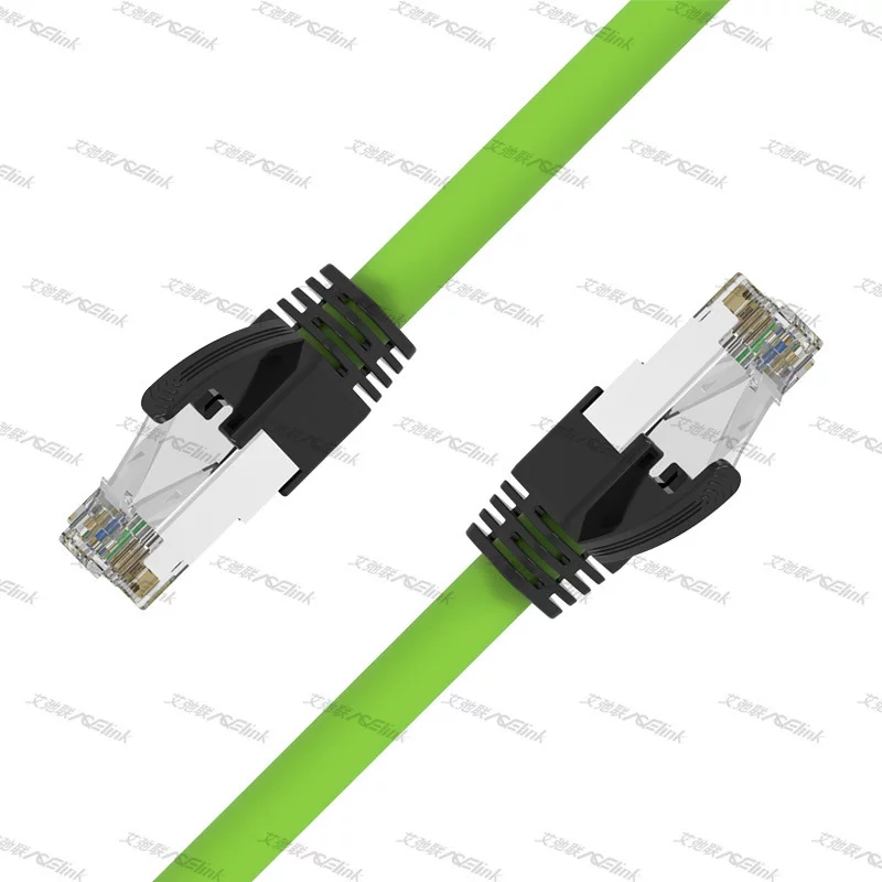 RJ45 Категория 6e экранированный 10G сетевой кабель промышленный drag chain PROFINETCAT.6A Ethernet кабель PUR