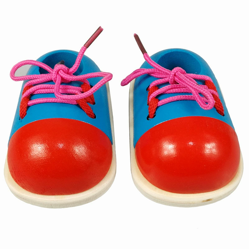 Children's teaching aids for kindergarten for elementary school students, intellectual teaching toy, shoelaces, early education, Birthday gift