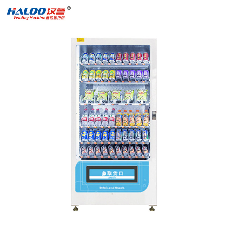 Máquina Expendedora de refrigeración de bebidas snack Food máquina expendedora integral modelo de negocio de gran capacidad